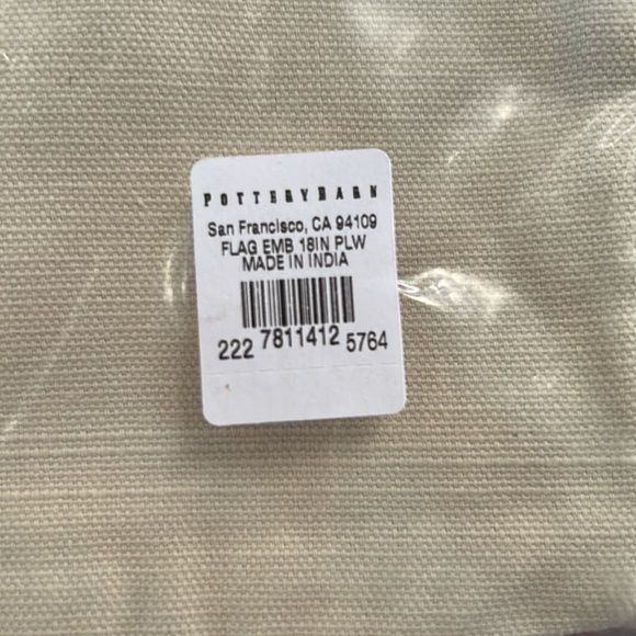 Pottery Barn Americana Red, White, and Blue Stars and Stripes Pillow Cover BN - Picture 15 of 16